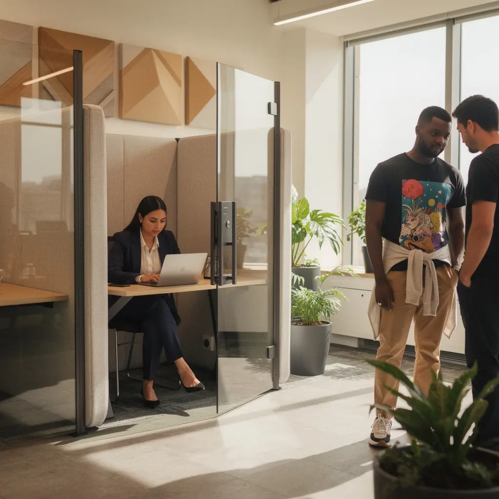 Стратегически расположенные рабочие станции для повышения продуктивности